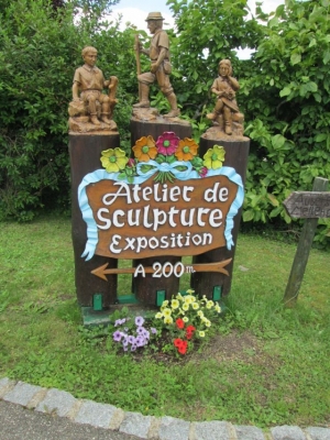Die Felsenlandschaft in Thannkirch  Elsass