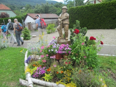Die Felsenlandschaft in Thannkirch  Elsass